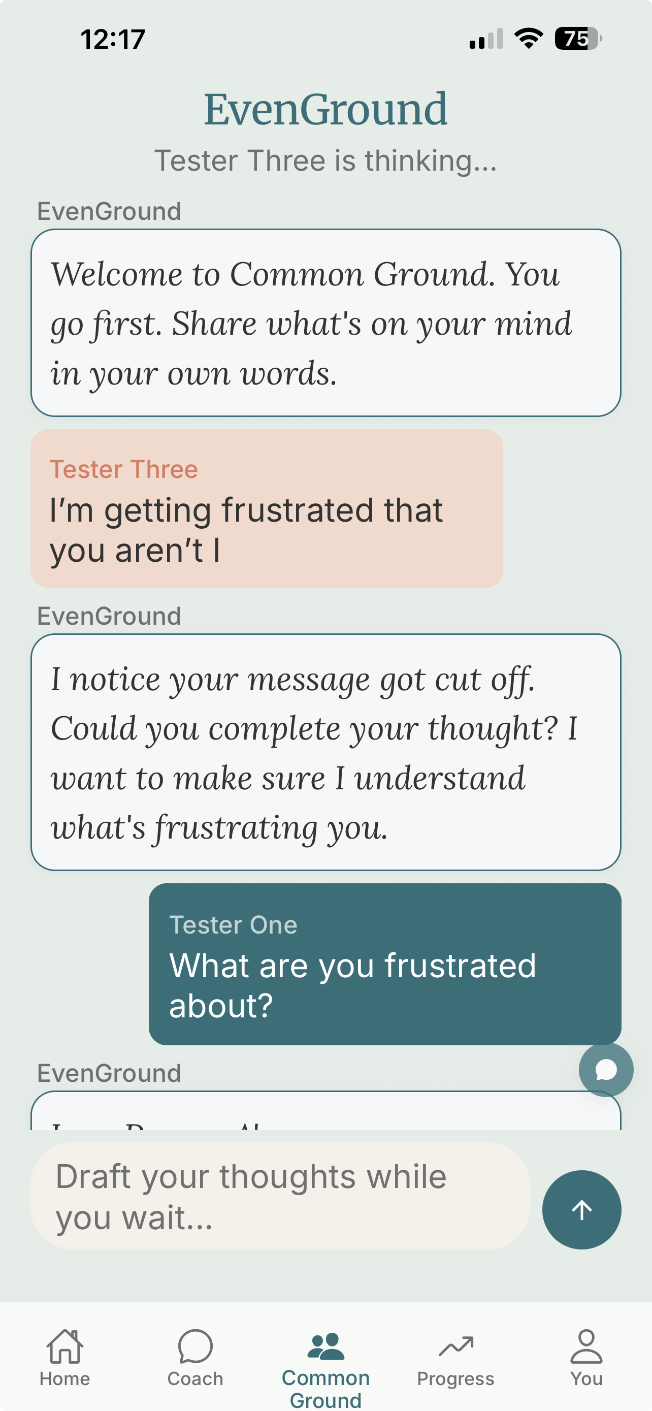 EvenGround — Common Ground
